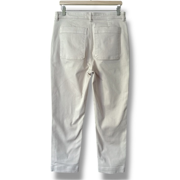 Everlane The Slim Leg Crop Pants Cream Colored - Picture 3 of 17